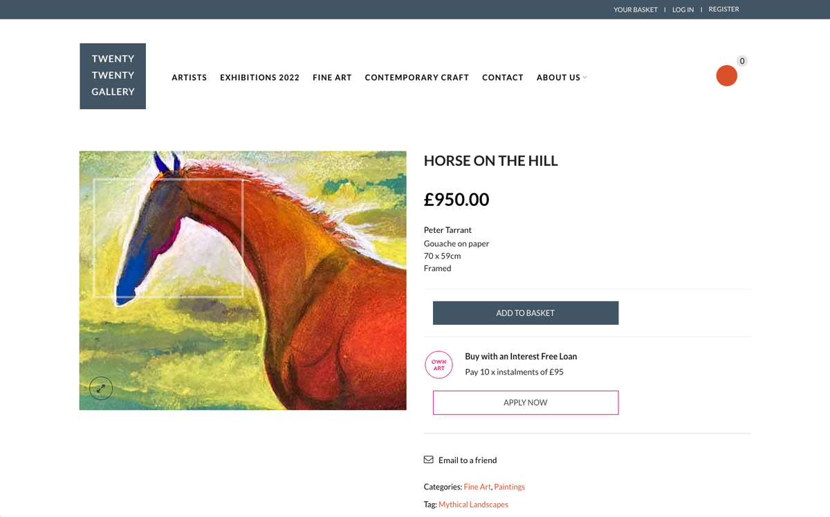 Twenty Twenty website screenshot