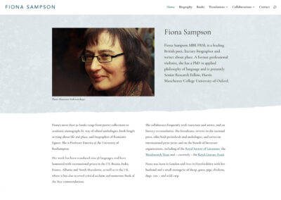 Fiona Sampson