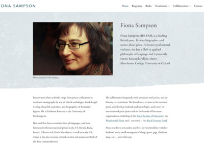 Fiona Sampson